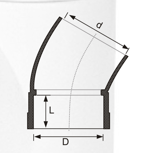 PVC Fitting of 30 Degree Elbow for Drainage 